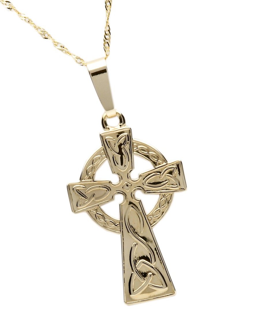 10CT Gold Celtic Cross
